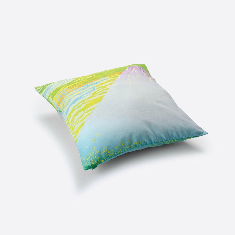 クッションカバー45×45 | pop hokusai Mt.fuji spring.