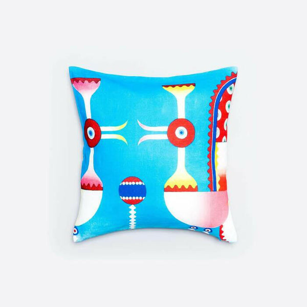 リネンクッションカバー45×45 | Birds and Trees.