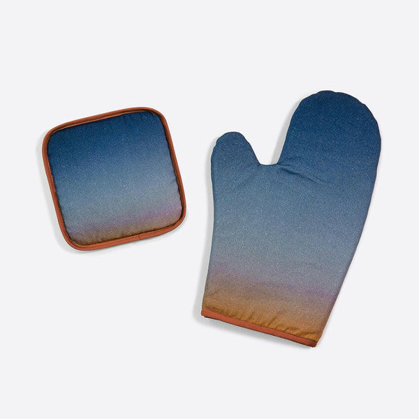 ミトン・鍋敷きセット | Orange and Blue in October.