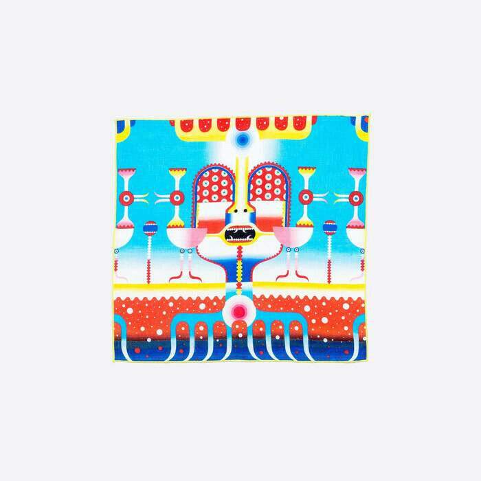 リネンキッチンクロス | Birds and Trees | Aタイプ.