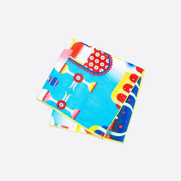 リネンキッチンクロス | Birds and Trees | Aタイプ.