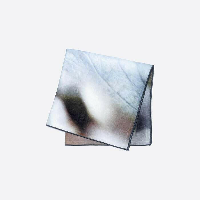 リネンキッチンクロス | Fragment Ⅱ - series 'Hydrangea' | Bタイプ.