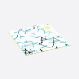 リネンキッチンクロス | 波と月 | Aタイプ.