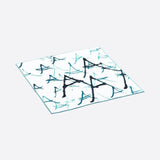 リネンキッチンクロス | 波と月 | Bタイプ.