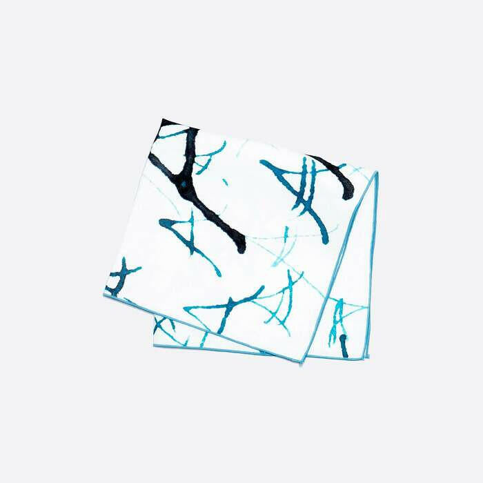 リネンキッチンクロス | 波と月 | Bタイプ.