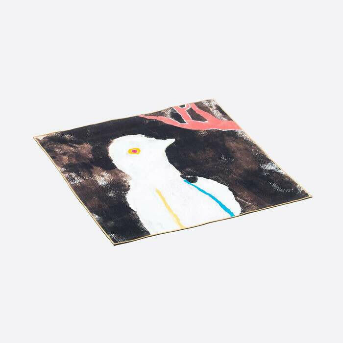 リネンキッチンクロス | 白い鳥.