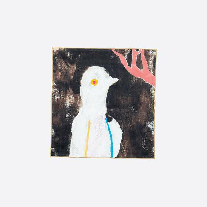 リネンキッチンクロス | 白い鳥.