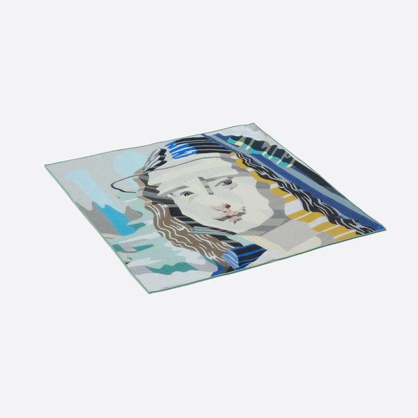 リネンキッチンクロス | Overlap of paint(Mona Lisa).