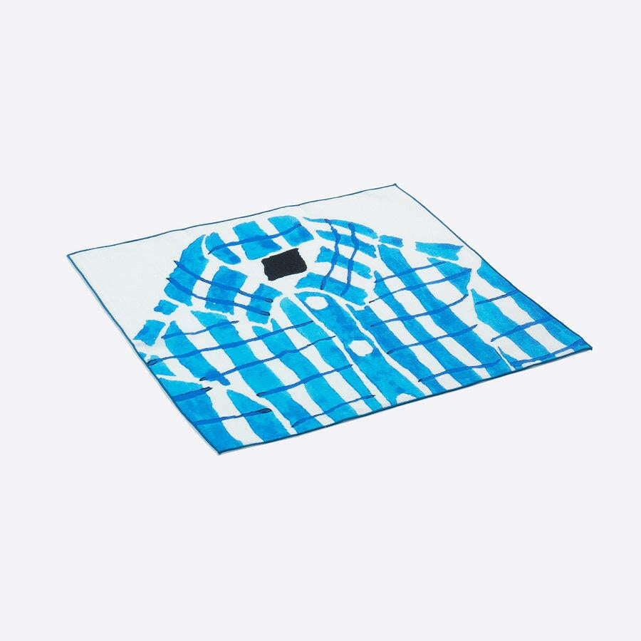 リネンキッチンクロス | 青いシャツ.