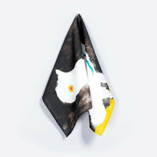 リネンティータオル | 白い鳥.