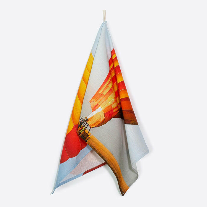 リネンティータオル | 夜明けの気球 | Aタイプ.