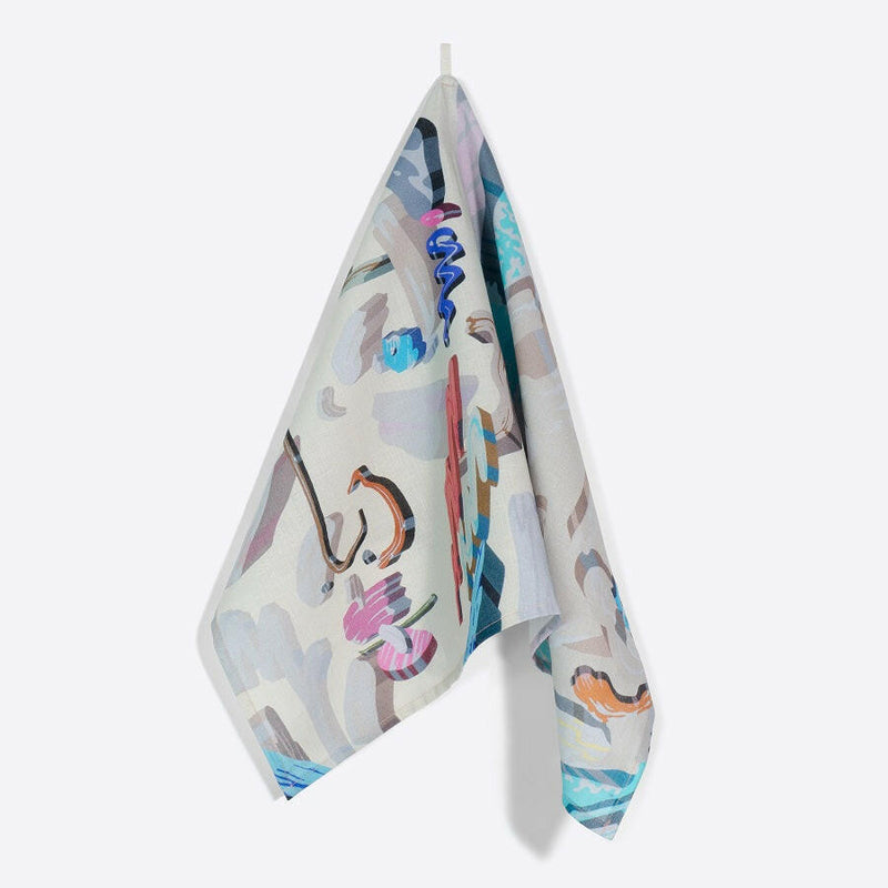 リネンティータオル | Overlap of paint(Face).