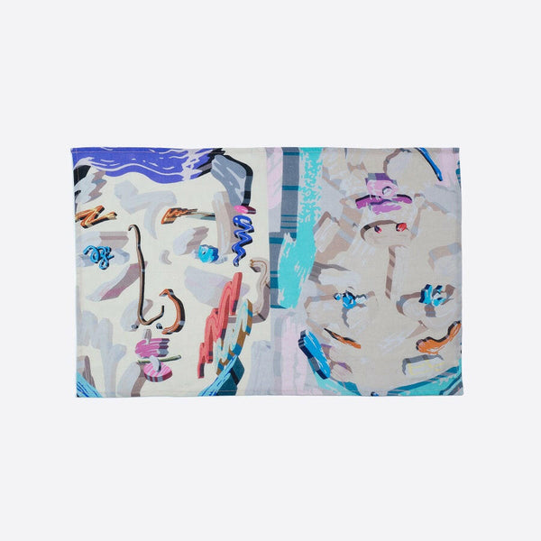 リネンティータオル | Overlap of paint(Face).