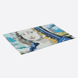 リネンティータオル | Overlap of paint(Mona Lisa).