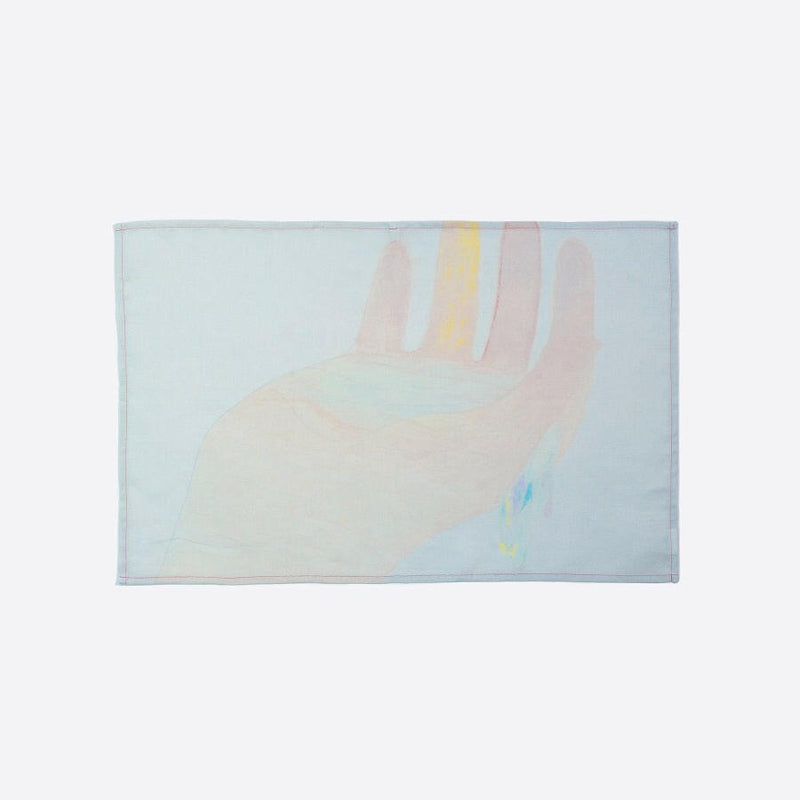 リネンティータオル | 水を掬う手.