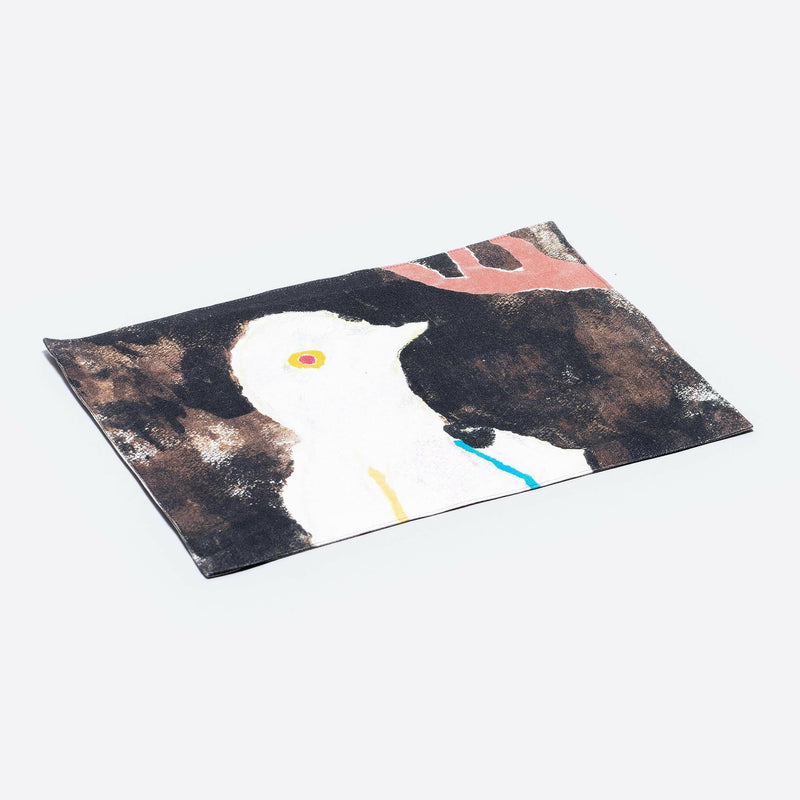 リネンランチョンマット | 白い鳥.