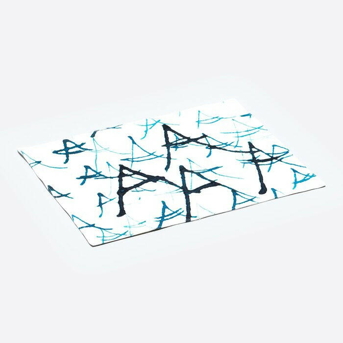 リネンランチョンマット | 波と月 | Bタイプ.