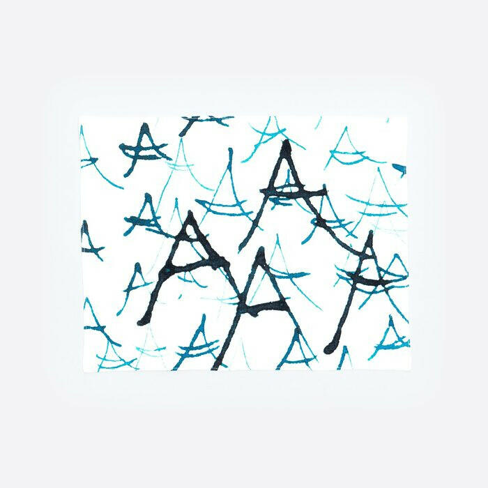 リネンランチョンマット | 波と月 | Bタイプ.