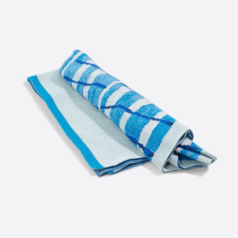 アートブランケット コットンブレンド | 青いシャツ.