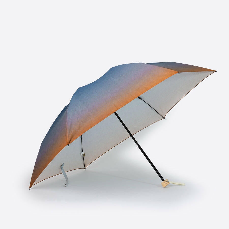 晴雨兼用折りたたみ傘 | 日本製 軽量 | 55cm | HIRAOKA SHOKO | Orange 