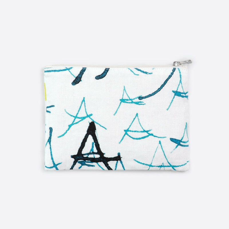 リネンポーチ | 波と月.