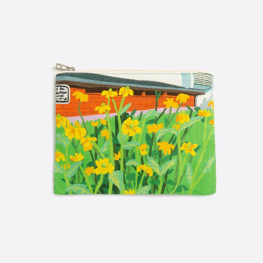 リネンポーチ | 黄色い花.