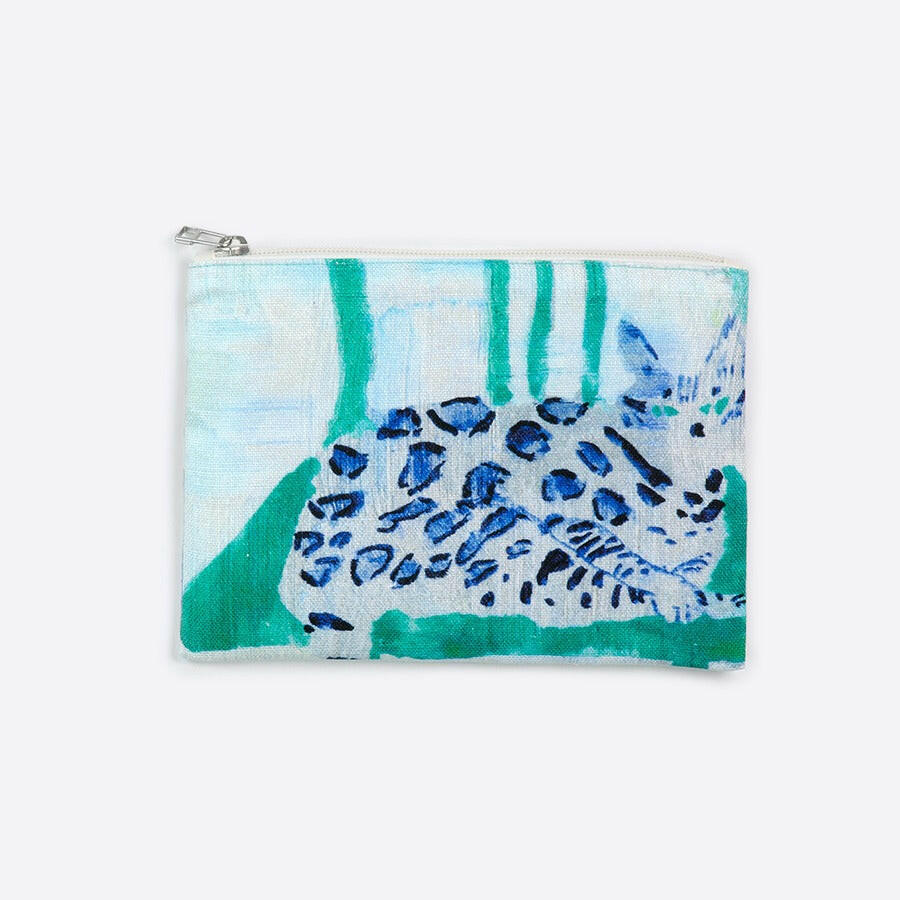 リネンポーチ | 部屋でくつろぐベンガル猫.