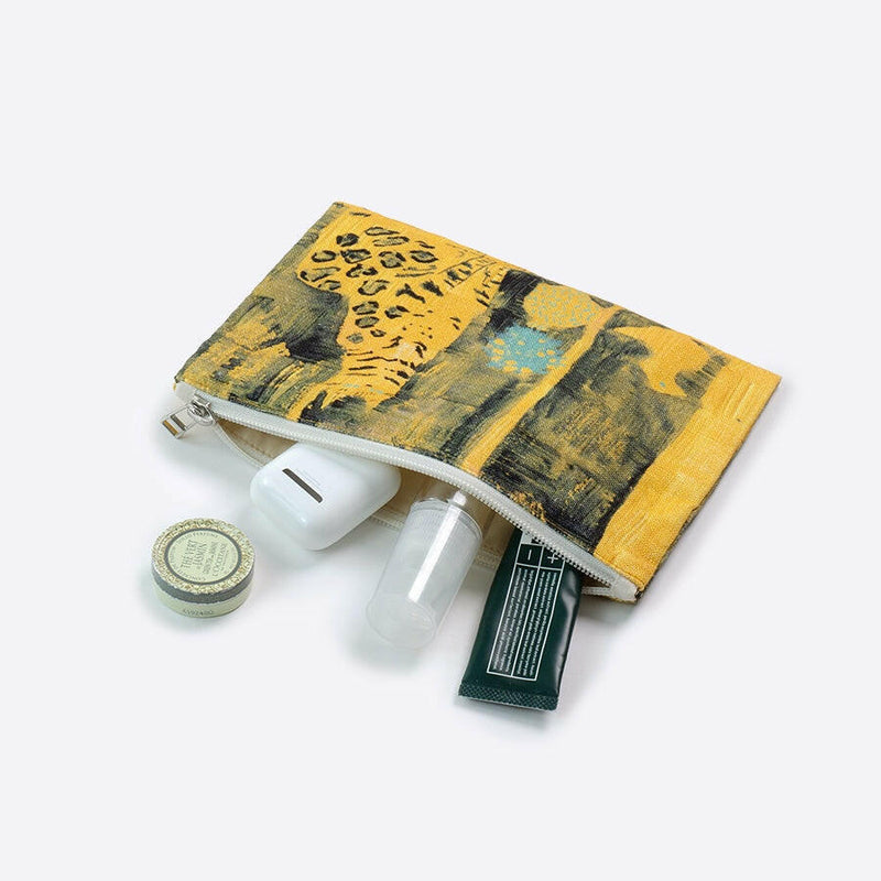 リネンポーチ | 窓辺のベンガル猫.