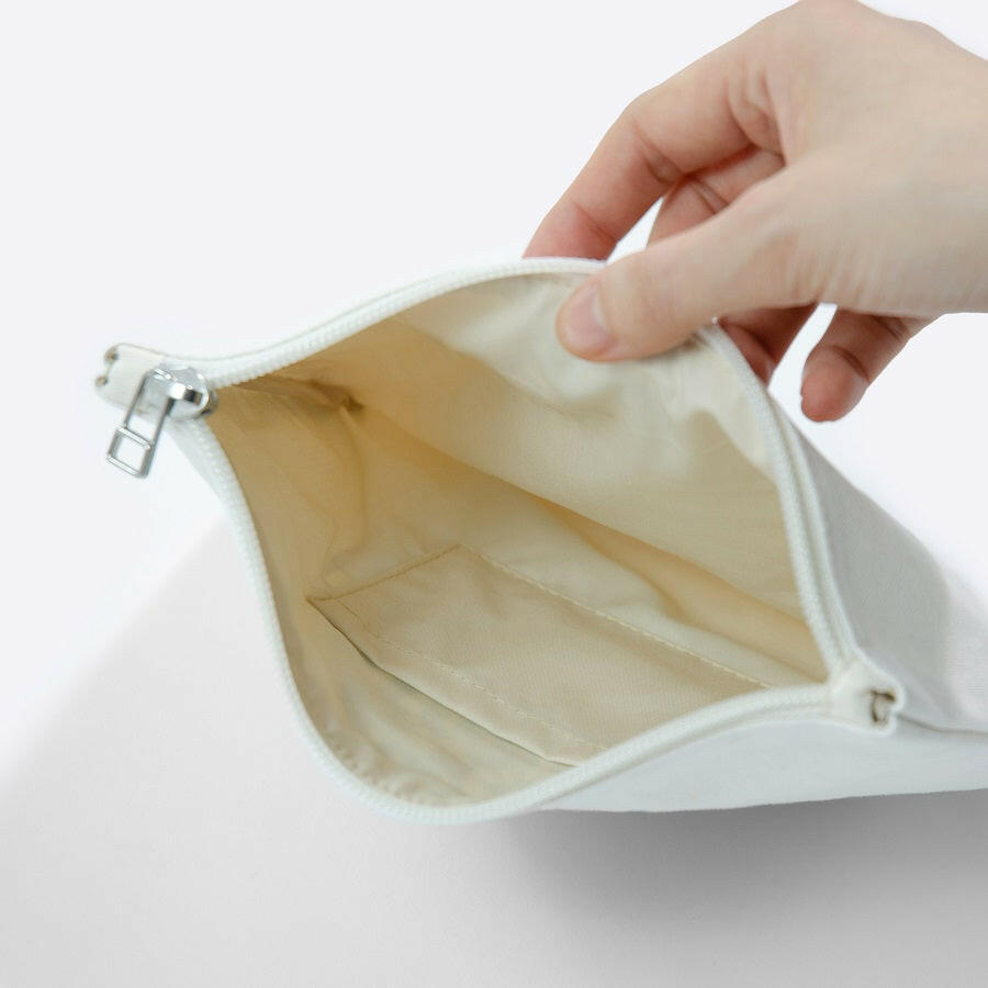 フラットポーチ | 日本製 | スマホ 化粧 | 22×16cm | 前田裕 | Big