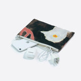 フラットポーチ | 白い鳥.