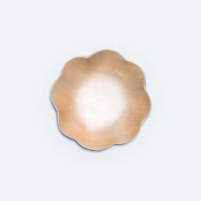 小皿 白漆 | 花皿.