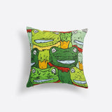 リネンクッションカバー45×45 | かえる.