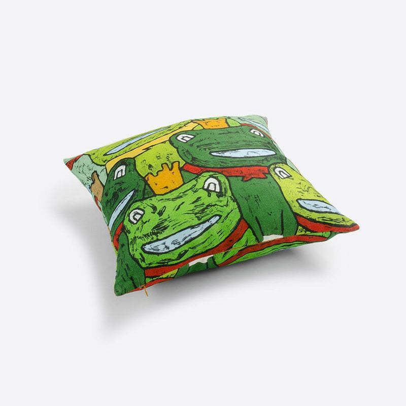 リネンクッションカバー45×45 | かえる.