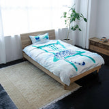 掛け布団カバー シングル | 部屋でくつろぐベンガル猫.