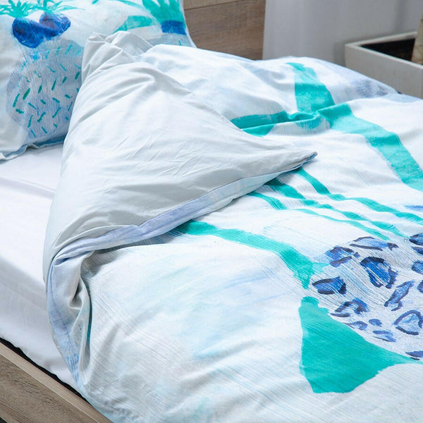 掛け布団カバー シングル | 部屋でくつろぐベンガル猫.