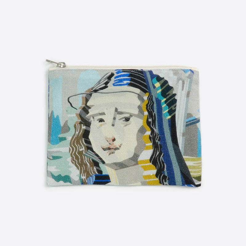 リネンポーチ | Overlap of paint(Mona Lisa).
