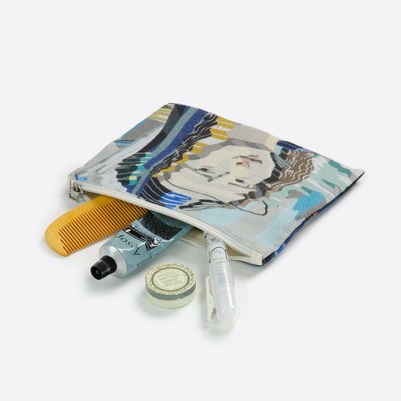 リネンポーチ | Overlap of paint(Mona Lisa).