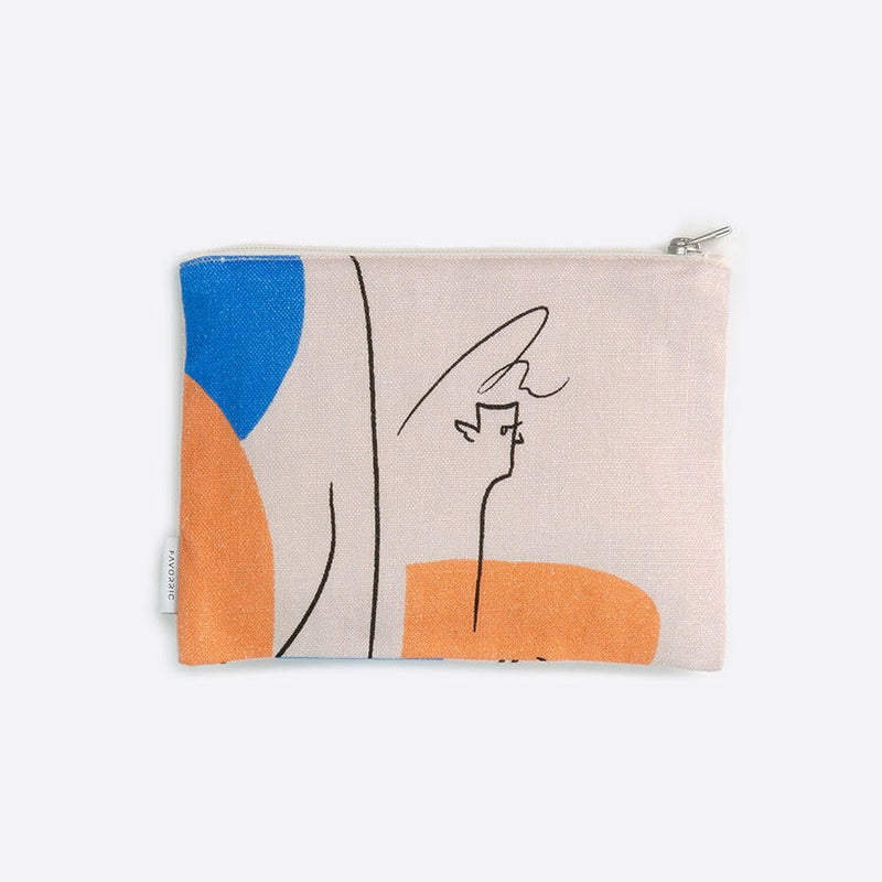 リネンポーチ | Meet at the usual time.
いつもの時間の待ち合わせ。.